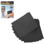 Lot de 10 feuilles de papier abrasif humide tolsen, 230x280mm, carbure de silicium, pour bois et mtal ...