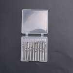 Lot de 10 fraises  dfoncer cnc, tige de 1 / 8 po, fraises  coupe hlicodale simple cannelure, kit ...