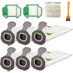 Lot de 10 kits d'accessoires pour aspirateur vorwerk kobold vk7 fp7, pi�ces de rechange, 6 sacs � poussi�re, ...