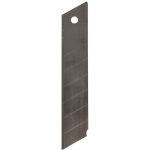 Lot de 10 lames cutter � cran 25mm - jeu de 10 lames de cutter de rechange - largeur lame 25 mm - compatible ...