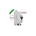 Lot de 10 / / legrand dnx3 disjoncteur 20a auto ph + n courbe c 4. 5ka 230v - 406784 Lot de 10 / / legrand dnx3 disjoncteur 20a auto ph + n courbe c 4. 5ka 230v - 406784