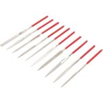 Lot de 10 limes pour guitare, pour sillet de chevalet, rainures, outils de rparation, nettoyage et entretien ...