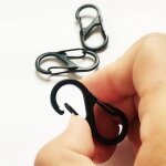 Lot de 10 mini mousquetons boucle ressort sac � dos fermoirs � ressort mousqueton attache - mousqueton ...