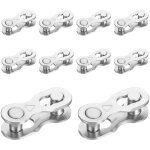 Lot de 10 paires de maillons manquants rutilisables pour chanes de vlo  6, 7, 8 vitesses, maillons ...