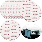 Lot de 10 pastilles adh�sives circulaires double face de 75 mm adh�sif de rechange puissant pour support ...