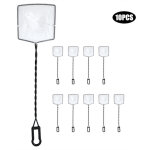 Lot de 10 pi�ges � �puisette noirs de 12, 7 cm pour aquarium, accessoire indispensable