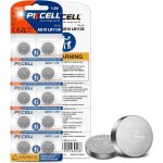 Lot de 10 piles lr1130 ag10 alcaline pkcell