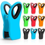 Lot de 10 pinces � chips, pinces � sacs pour la conservation des aliments, pinces de cuisine, pinces ...