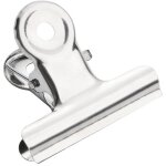 Lot de 10 pinces m�talliques robustes � ressort, format 7, 5 cm, usage domestique et bureau