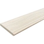 Lot de 10 plinthes plaqu�es ch�ne mdf arr�tes vives, l. 2, 23 m x l. 9, 8 cm x ep. 9 mm