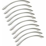 Lot de 10 poign�e meuble poign�e de meuble cuisine inox - poign�e de porte poign�e cuisine nickel bross� ...
