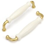 Lot de 10 poignee de meuble cuisine poign�e meuble poign�e vintage poign�e commode poign�e blanche placard ...