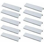 Lot de 10 poign�e profil poign�e de meuble cuisine - poign�e invisible poignee de meuble bross� poign�e ...