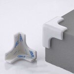 Lot de 10 protections d'angle de table, protections d'angle blanches, protections de bord et d'angle ...