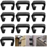 Lot de 10 raccords de meubles de jardin en polyrotin extra solides - clips pour meubles de jardin Lot de 10 raccords de meubles de jardin en polyrotin extra solides - clips pour meubles de jardin