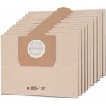 Lot de 10 sacs d'aspirateur pour karcher 6. 959 - 130. 0 wd3 wd3p mv3 a2204 a2254 a2604 sacs filtrants ...
