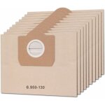 Lot de 10 sacs d'aspirateur pour karcher 6. 959 - 130. 0 wd3 wd3p mv3 a2204 a2254 a2604 sacs filtrants ...