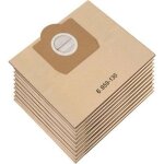 Lot de 10 sacs aspirateur pour karcher 6. 959 - 130. 0 wd3 wd3p mv3 sacs filtrants en papier de rechange ...