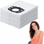 Lot de 10 sacs d'aspirateur karcher wd4 wd5 wd6