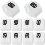 Lot de 10 sacs d'aspirateur - pour rowenta hygiene + zr200520 zr200720, pour silence force compact power ...