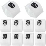 Lot de 10 sacs d'aspirateur - pour rowenta hygiene + zr200520 zr200720, pour silence force compact power ...