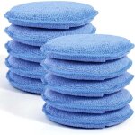 Lot de 10 tapis d'application de cire, tapis d'application en fibres ultra - fines avec rainures pour ...