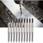 Lot de 10 tarauds mtriques  tte conique m4, tarauds mtriques en acier au carbone, pour percer des ...
