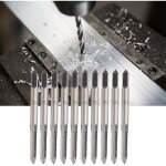 Lot de 10 tarauds mtriques  tte conique m4, tarauds mtriques en acier au carbone, pour percer des ...