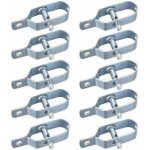 Lot de 10 tendeurs de treillis mtallique, tendeurs de clture, tendeurs de fil barbel, kit de connecteurs ...
