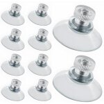 Lot de 10 ventouses de 25 mm pour fen�tre, ventouse avec filetage et �crou molet� (forte adh�rence), ...