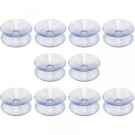 Lot de 10 ventouses double face en caoutchouc de silicone pour dessus de table - ventouse transparente ... Lot de 10 ventouses double face en caoutchouc de silicone pour dessus de table - ventouse transparente ...