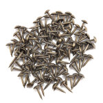 Lot de 100 agrafes / fiches en fer 6x12mm - pour assemblage meuble et portes tambour