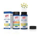 Lot de 100 bandelettes de test de ph universelles, gamme compl�te de 0 � 14, tests rapides de ph pour ...