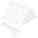 Lot de 100 btons de colle chaude 7 x 150 mm, btons de colle blanche universelle pour pistolet  colle ...