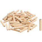 Lot de 100 chevilles droites cannel�es en bois - 4 mm x 20 mm - pour travaux manuels, meubles, bricolage ...