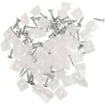 Lot de 100 chevilles de verrouillage pour tagres, coin de tiroir, meuble, commode, support d'angle ...