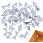 Lot de 100 coins anti - poussi�re transparents - protections adh�sives pour tiroirs et armoires