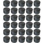 Lot de 100 embouts en caoutchouc pour pieds de meubles - forme ronde - protection du sol de chaise, canap� ...