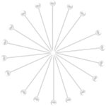 Lot de 100 épingles à tête de perle à tête sphérique nacrée, tête de poire droite pour bricolage, couture, ... Lot de 100 épingles à tête de perle à tête sphérique nacrée, tête de poire droite pour bricolage, couture, ...