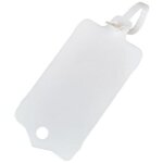 Lot de 100 étiquettes vierges réutilisables en plastique - 3, 7 x 6, 3 cm - sangle d'étanchéité dentelée ... Lot de 100 étiquettes vierges réutilisables en plastique - 3, 7 x 6, 3 cm - sangle d'étanchéité dentelée ...