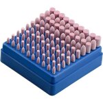 Lot de 100 meules abrasives pour outils rotatifs dremel, tige de 3 mm