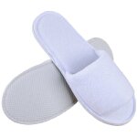 Lot de 100 paires de chaussons �ponge jetables blancs pour thalasso, h�tel, spa, piscine . . .