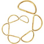 Lot de 100 sangles d'paule en mtal avec anneau en d, accessoires polyvalents pour sac  dos, vtements, ...