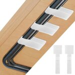 Lot de 100 serre - c�bles auto - agrippants, gestion des fils adh�sifs, sangles de c�bles r�glables, ...