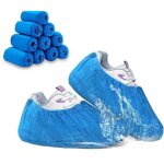 Lot de 100 surchaussures jetables, antiderapantes non tiss� couvre chaussure, anti - salissures impermeable ...