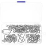 Feiyue - lot de 100 vis autotaraudeuses en forme de l, crochets  angle droit