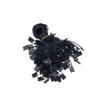 Lot de 1000 attaches en nylon pour tiquettes, vtements, bagages, bijoux 18cm (noir)