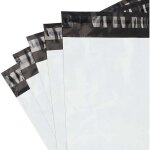 Lot de 100pcs enveloppes plastiques expedition a3, sac envoie colis vinted grand format - 30 x 42cm , ...