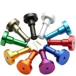Lot de 10pcs color� espace en aluminium crochets de manteau, salle de bains porte crochet montage mural ...