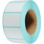 Lot de 1100 tiquettes autocollantes blanches 20 mm x 30 mm pour bocaux de conglation imprimantes - ...